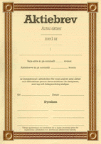 aktiebrev
